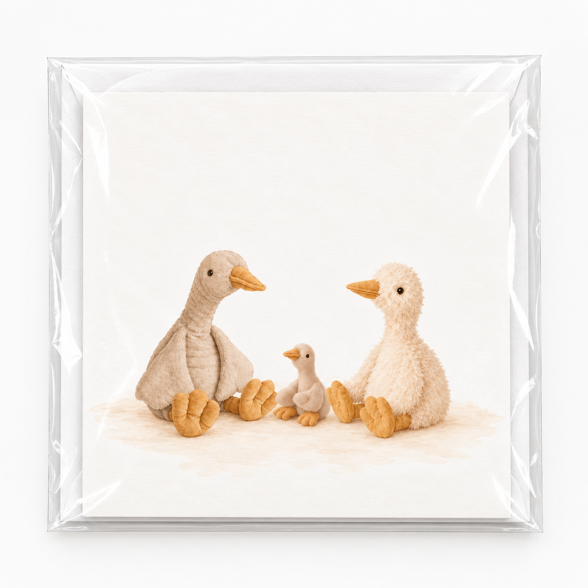 Puddle and Wiggles Family Greeting Card