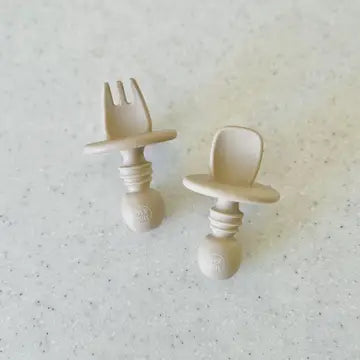 Mini & Me Cutlery Set (Beige)