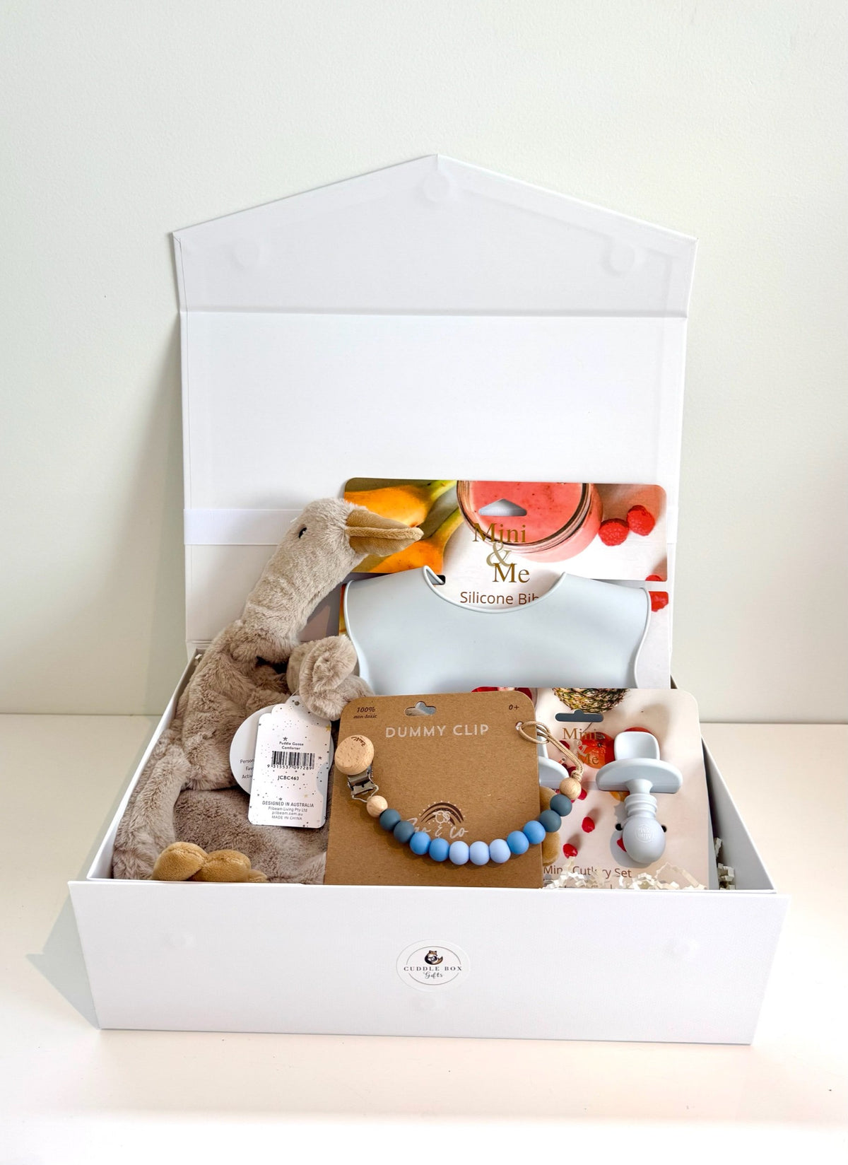 Puddles Comforter Box - Blue