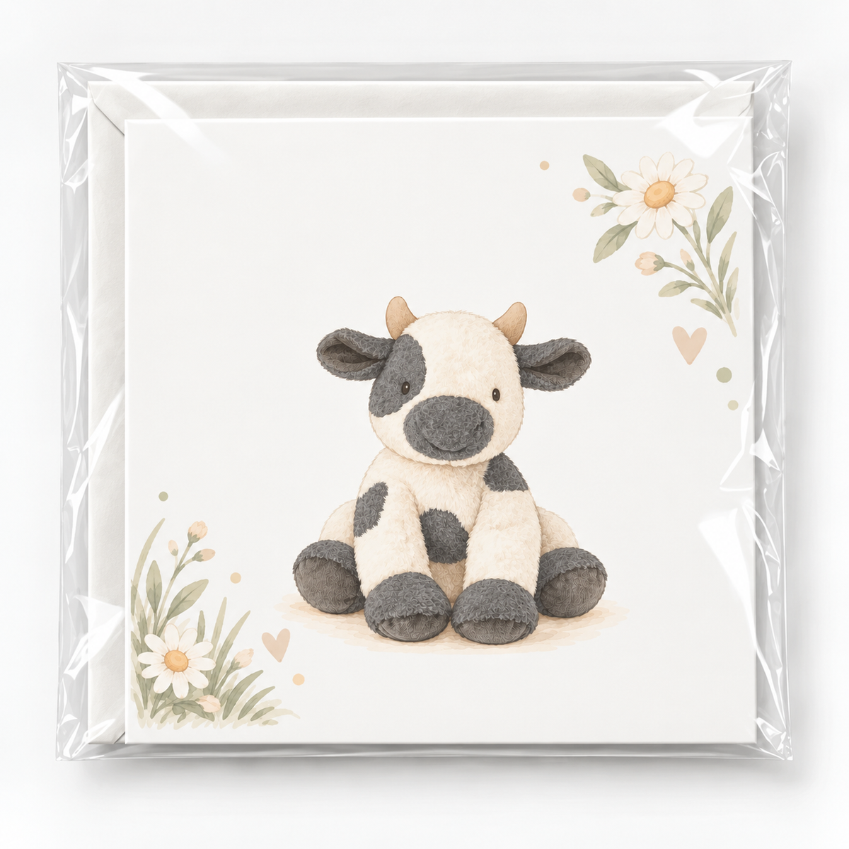 Bertie the Cow Greeting Card