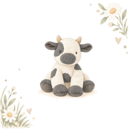 Bertie the Cow Greeting Card