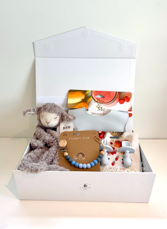 Blue Sheep Comforter Gift Box