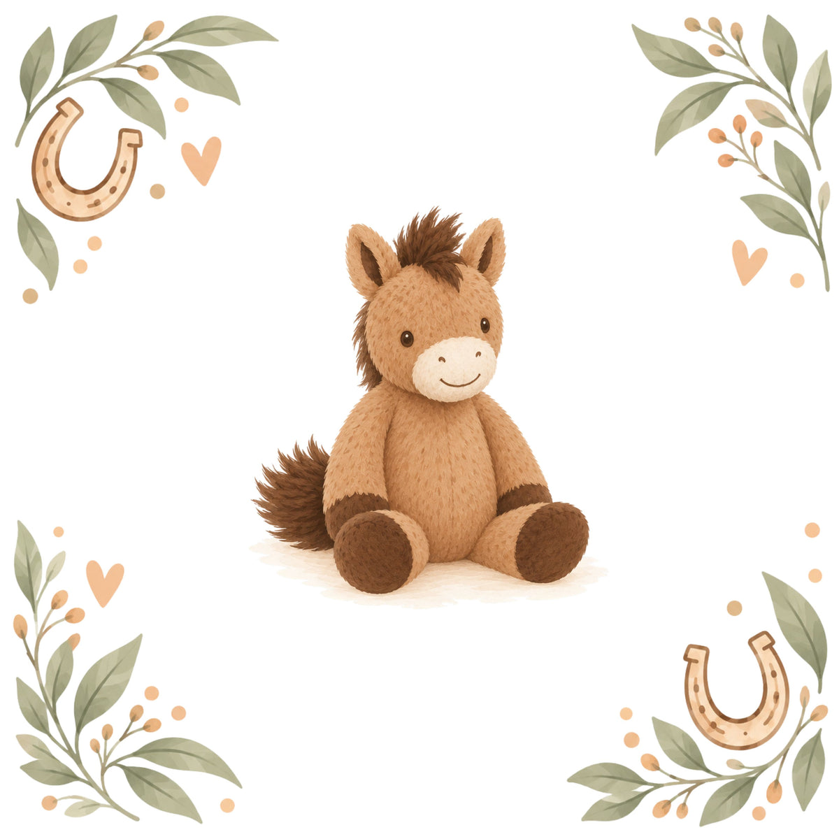 Dusty the Pony Greeting Card