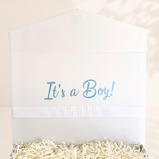 Signature White Gift Box It's a Boy