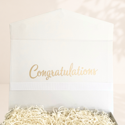 Gold Shimmer "Congratulations" Gift Box