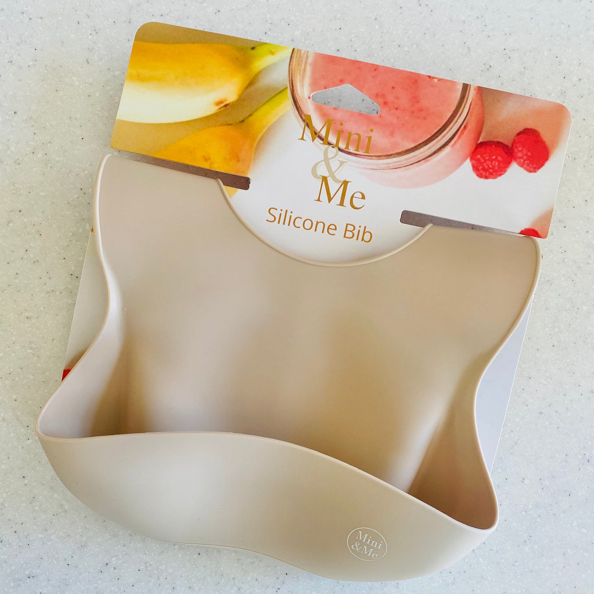 Mini & Me Bib - Beige