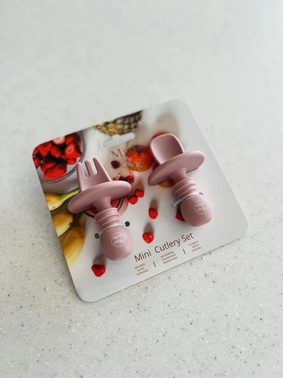 Mini & Me Cutlery Set (Pink)
