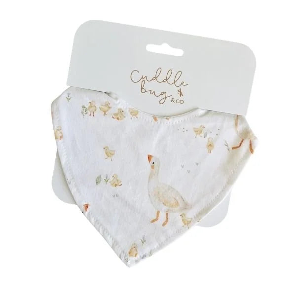 Cuddle Bug & Co Waterproof Dribble Bib - Goose