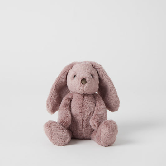 "Rosie" Jiggle & Giggle Bunny - Blush Rose Mauve