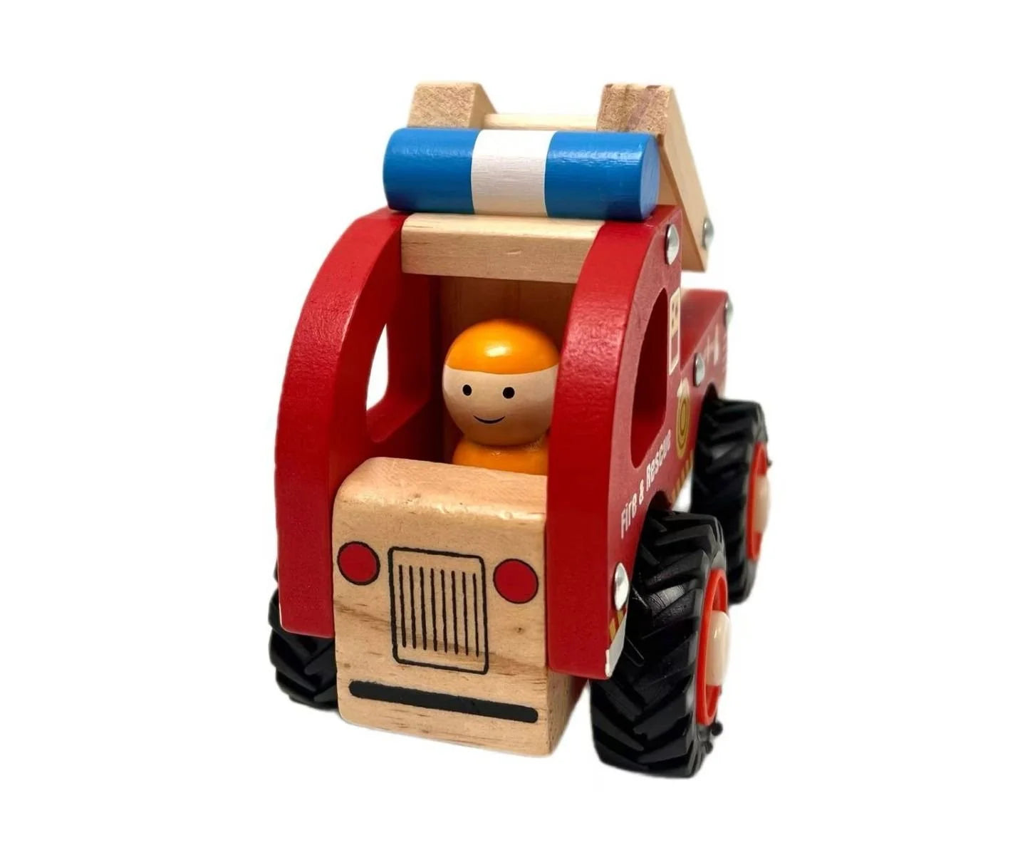 Wooden Fire Engine Truck