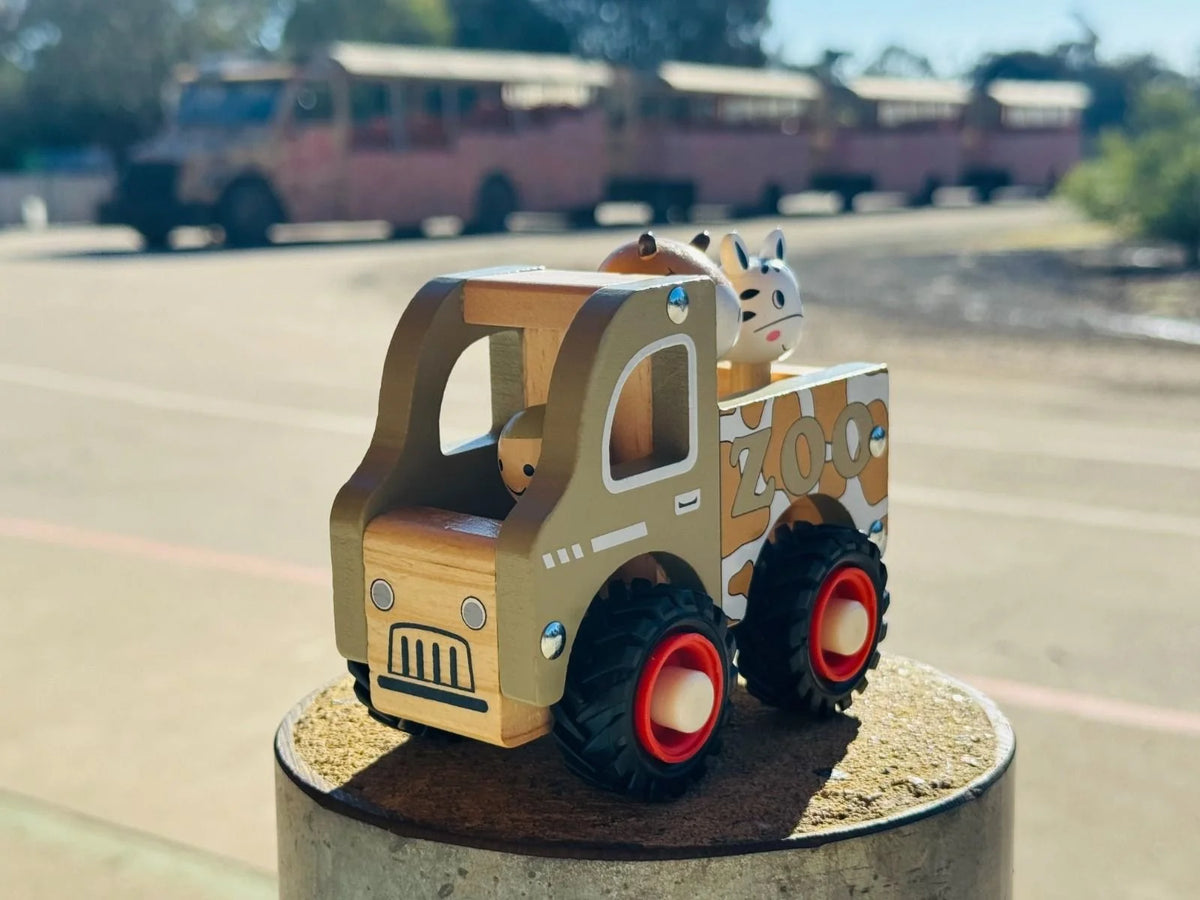 Wooden Zoo Truck